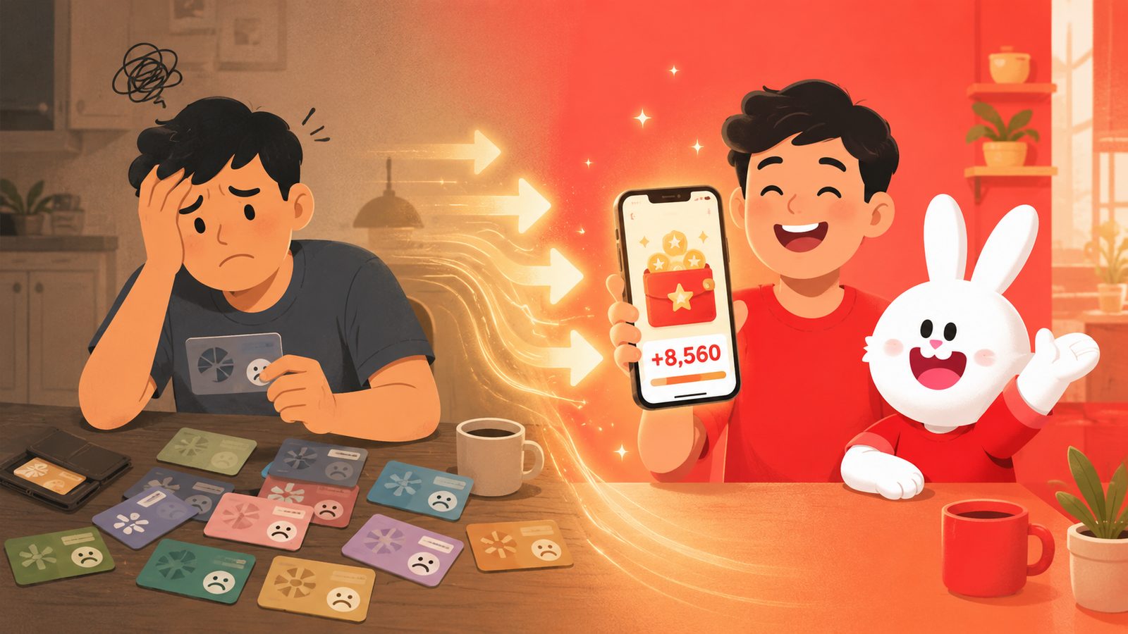 From scattered loyalty cards to one shoppable wallet