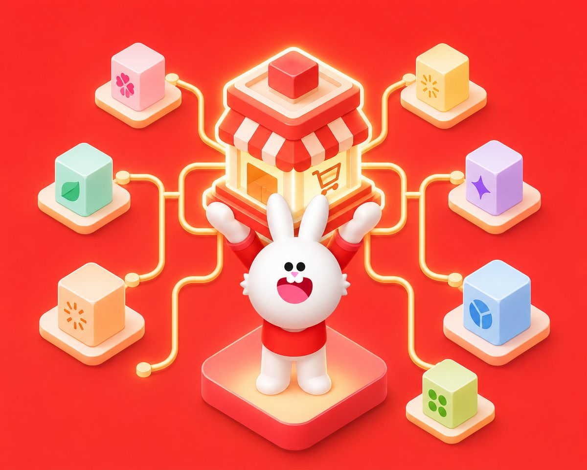 Presto mascot hosting a redemption marketplace plugged into seven loyalty programs